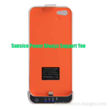 2200mAh Fashion Case with Power Charger for iPhone5s